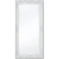 vidaXL Wandspiegel Barok 100 x 50 cm wit