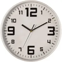Atmosphera Horloge silencieuse 30cm Argent