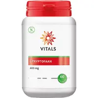 Vitals L-Tryptofaan 400 mg - 60 capsules - aminozuren. Essentieel aminozuur in een plantaardige capsule aangevuld met hulpstoffen uit natuurlijke bron.