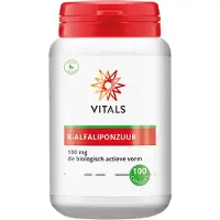 Vitals R-Alfaliponzuur 100 mg - 100 capsules - enzymen. De biologisch actieve vorm.