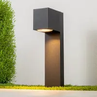 LumenXL Industriële staande buitenlamp met vierkante kop, 30 cm - Simone