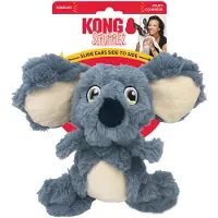 Kong scrumplez koala pluche met piep grijs 22x23x10 cm