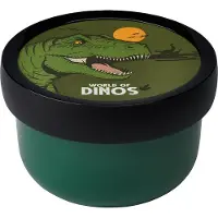 Mepal Campus fruitbox 300 ml met vorkje - Dino - Fruitbakje - Snackbakje - Fruitbakje - Snackbakje