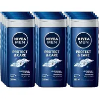 Nivea Men Douchegel Protect & Care - Voordeelverpakking 12 x 250 ml