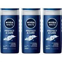 Nivea Men Douchegel Protect & Care - Voordeelverpakking 3 x 250 ml