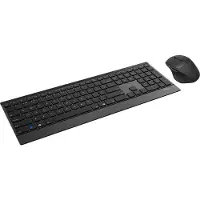 Rapoo Draadloos Toetsenbord + Draadloze Muis Azerty 9500m Zwart (19452)