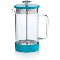 Barista & Co - Core Cafetière voor 1 liter - Roestvast Staal - Blauw