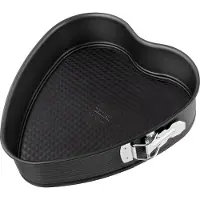 Zenker Springvorm bakblik 24 x 28 cm vorm hart pure zwart