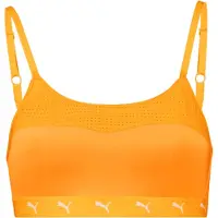 Puma Sport Bh Dames - Padded Sport Top - Medium Support - Sunrise Orange - Maat XS