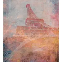 Dimex Fotobehang - Eiffel Tower Abstract II 225x250cm - Vliesbehang