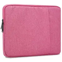 Cadorabo Stoffen laptoptas 14 Inch (14", Universeel), Laptoptas, Roze