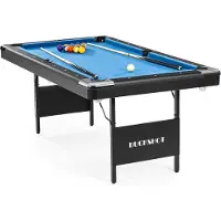 BuckShot Pooltafel Atlanta 6ft - Inklapbare poten - Blauw