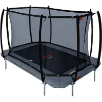Avyna Trampoline Avyna Pro-Line InGround 380 x 255 + Royal Class Veiligheidsnet Grijs