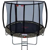 Avyna Trampoline Pro-Line 245 + Royal Class Veiligheidsnet + Ladder Camouflage