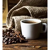Dimex Fotobehang - Cup of Coffee 225x250cm - Vliesbehang