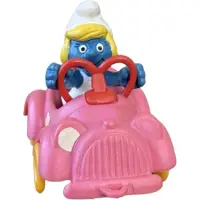 Schleich De smurfen - Smurfin in autootje - Speelfiguurtje -