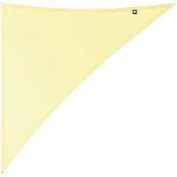 Kopu schaduwdoek driehoek 5x5x7,1 mtr 230 grams waterdicht creme