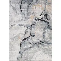 Livabliss - LYNA Modern Abstract DonkerBlauw Tapijt