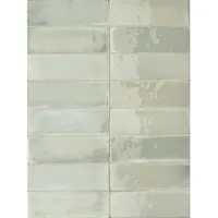Sartoria Wandtegel visgraat groen Tbrick 16x5cm aquamarine glans gerectificeerd