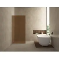 Mueller Slimline glaswand 120x200cm brons rookglas