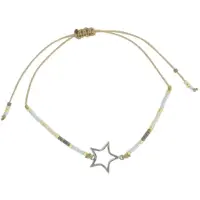 Behave - Armbandje met ster - Stainless steel - Neutrale zomerstijl
