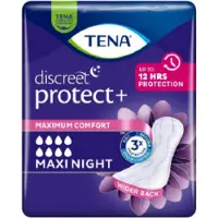 Tena Discreet Maxi Night, 12 stuks . Voordeelbundel met 3 verpakkingen