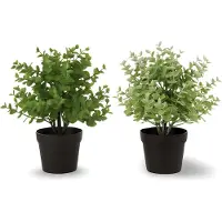 Dulaire Kunstplant Vetplant In Pot 2 st. - 25 cm