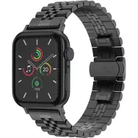 Selencia Jubilee stalen bandje voor de Apple Watch | 38/40/41/42 mm - Zwart