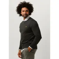 Lyle & Scott Trui Lyle & Scott Men Cotton Crew Neck Jumper Gunmetal-S
