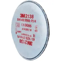3M 2x Rond filterelement 2138 P3R EN143, artikelnummer: 4000370680/-690