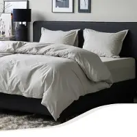 Tempur Home by - Topper Hoeslaken - Nature - 90 x 200 x 9 cm - Egyptisch katoen - Strijkvrij
