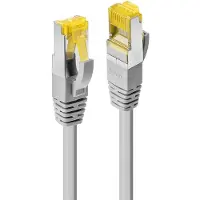 Lindy 47264 RJ45 Netwerkkabel, patchkabel CAT 6a (losse kabel CAT 7) S/FTP 2.00 m Grijs Snagless 1 stuk(s)