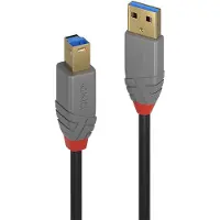 Lindy USB-kabel LINDY 36744 5 m Zwart Grijs