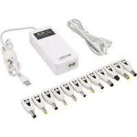 InLine 26618W Universal - Adaptateur secteur - CA 100-240 V - 90 watt - blanc