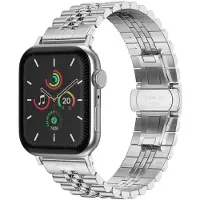 Selencia Jubilee stalen bandje voor de Apple Watch | 38/40/41/42 mm - Zilver