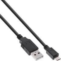 InLine Fast-charge - Câble USB - Micro-USB de type B (M) pour USB (M) - 1.5 m - noir