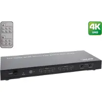 InLine HDMI Matrix Switch 4K UltraHD 4 Input Port to 2 Output Port