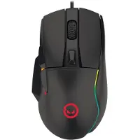 Lorgar Muis Lorgar Jetter 357 RGB UV 6 knoppen Bedraad (Bedraad), Muis, Zwart