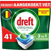 Dreft Vaatwastabletten All In One Original 41 Stuks