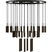 Audo Copenhagen Tubulaire kroonluchter 38 Anodized bronzed