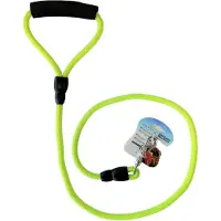 Nobleza Hondenriem 120 cm - Soft Grip - Uitlaatriem Hond - Riem Hond - Puppyriem - Dik Handvat - Geel