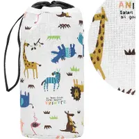 Springos Opbergmand - Opberghoes - Opbergtas - Organizer - Mat - Animals - Handvat - Wit
