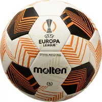 Molten Europa League Officiële Wedstrijd Voetbal Maat 5 2023-2024 Wit Zwart Oranje
