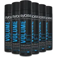 Syoss Volume Ligt - Haarspray - Haarstyling - Sterke Fixatie - 48u Hold - Soepelheid - Beschermt Tegen Luchtvochtigheid - Voordeelverpakking - 6 x 400ml