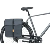 Basil Urban Dry Dubbele fietstas - Grijs - 50 Liter