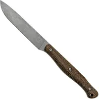 White River Knives White River Exodus 4 Natural Burlap Micarta, Kydex schede, bushcraftmes, Jacob Peterson design