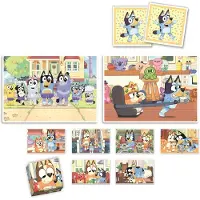 Clementoni edukit 4 in 1 bluey Karton Puzzel