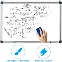 Coast Whiteboard Magnette Table schrijft paneelwandtafel memoboard met aluminium frame 60 x 40 cm