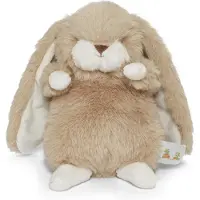 Sophie La Girafe Bunnies By The Bay Nibble Konijn - Knuffeldier - Knuffel voor kinderen - Geborduurde details - Amandel - 20 cm