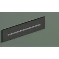 Hotbath Mate M162 inbouw uitloop cascade geborsteld zwart PVD